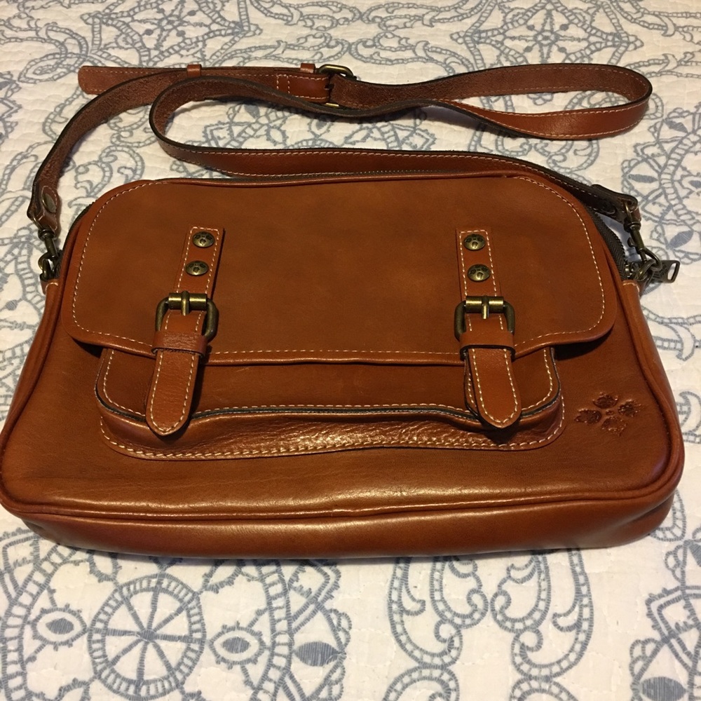 Patricia Nash Leather Messenger Bag
